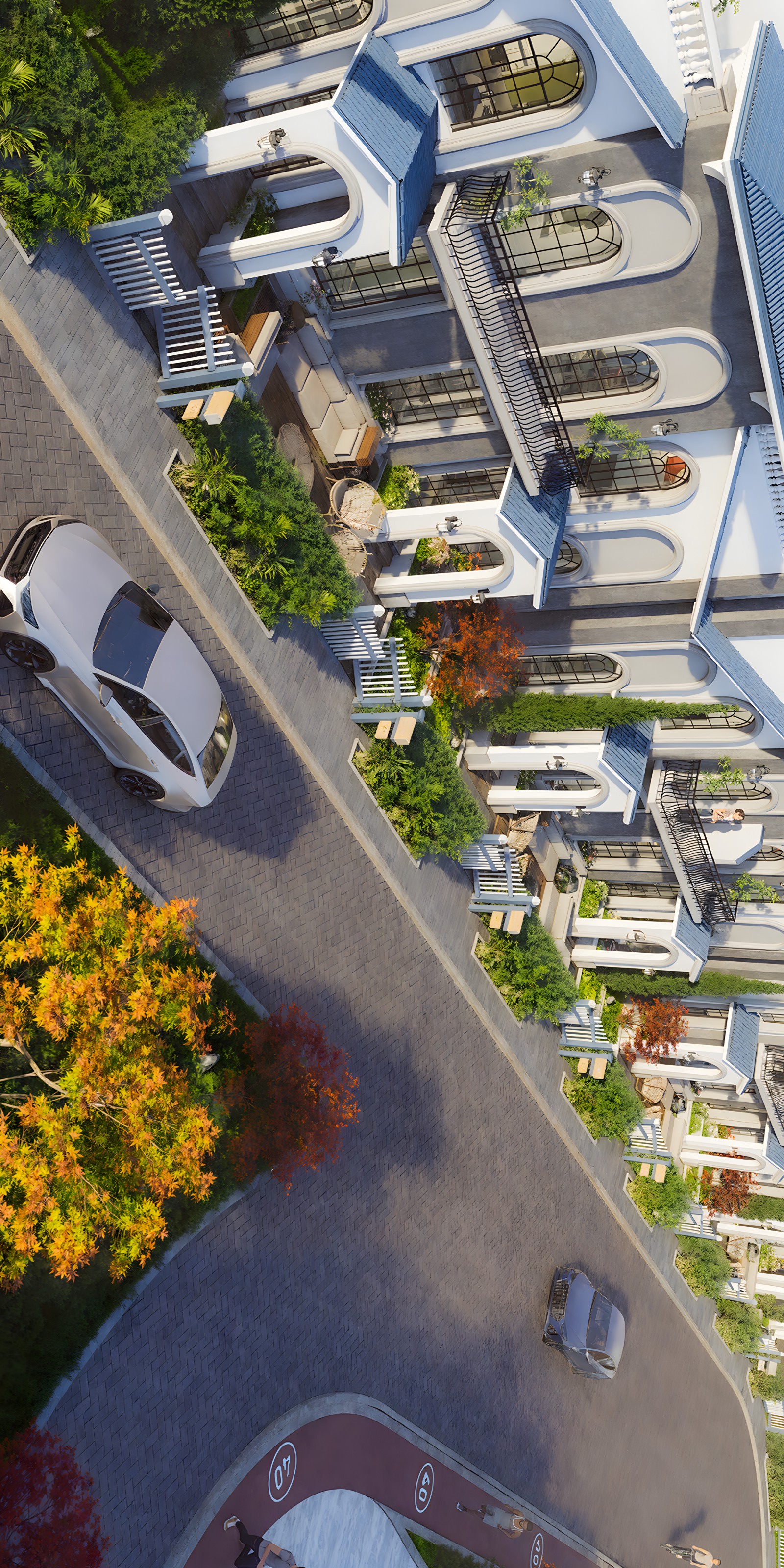 شوارع داخلية بتصميم إيطالي